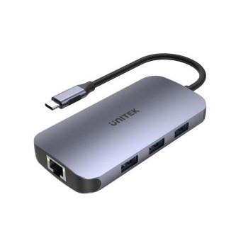 Hub USB Unitek D1071A N9+ USB-C HDMI, PD 100W, czytnik kart