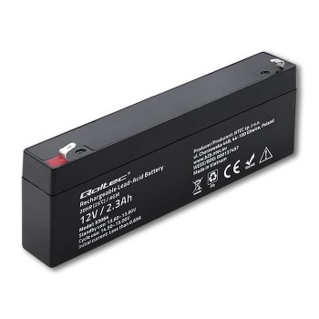 Akumulator AGM Qoltec 12V | 2.3Ah | max.34.5A