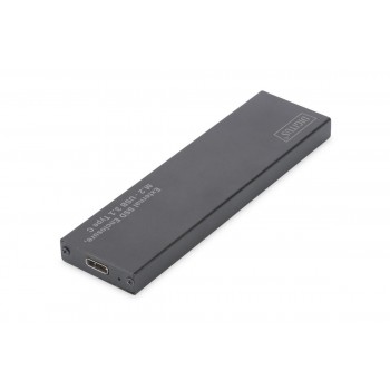 Obudowa DIGITUS USB Typ C na dysk SSD M2 (NGFF) SATA III, 80/60/42/30mm, aluminiowa