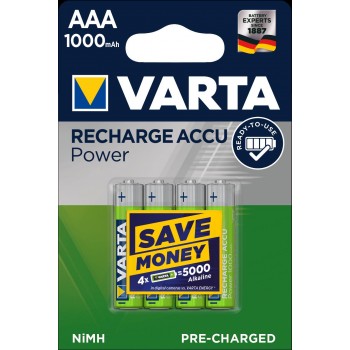 Akumulatorki VARTA Professional 1000mAh,AAA HR03/AAA - 4szt