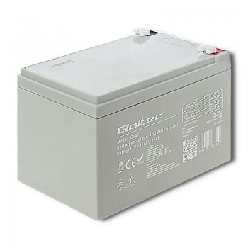 Akumulator AGM Qoltec | 12V | 14Ah | max.210A
