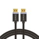 Kabel DisplayPort v1.4 Savio CL-166 (M/M) 2m czarny
