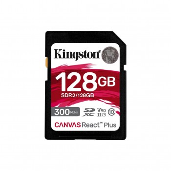 Karta pamięci Kingston SDXC Canvas React Plus 128GB Class 10 UHS-II