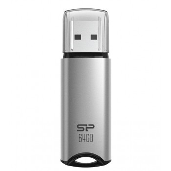 Pendrive Silicon Power Marvel M02 64GB USB 3.2 kolor srebrny ALU