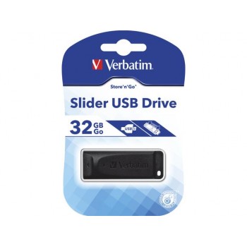 Pendrive Verbatim 32GB Slider USB 2.0