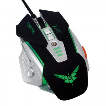 Mysz przewodowa LogiLink ID0156 optyczna USB, Gaming 2400 dpi