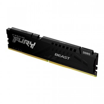 Pamięć DDR5 Kingston Fury Beast 16GB (1x16GB) 5200MHz CL40 1,25V Czarna