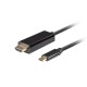 Kabel adapter Lanberg USB-C(M) - HDMI(M) 1,8m 4K 60Hz czarny