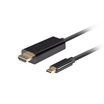 Kabel adapter Lanberg USB-C(M) - HDMI(M) 1,8m 4K 60Hz czarny