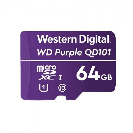 Karta pamięci WD Purple WDD064G1P0C 64GB QD101 Ultra Endurance MicroSDXC UHS-1 Class10