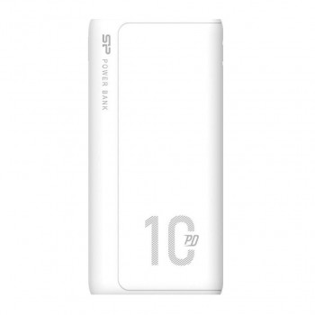 Powerbank Silicon Power QP15 10000mAh QC3.0+PD 1x USB-C, 2x USB-A biały