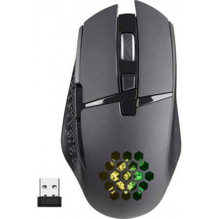 Mysz bezprzewodowa Defender GLORY GM-514 optyczna 3200dpi czarna RGB AKUMULATOR 7 przycisków Gaming
