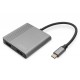 Kabel adapter graficzny DIGITUS USB Typ C na 2x HDMI 4K 60Hz UHD 0,2m