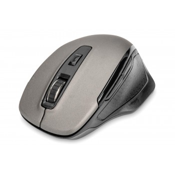 Mysz bezprzewodowa DIGITUS optyczna ergonomiczna 1600 DPI 6 przycisków 2,4 GHz, czarno-szara