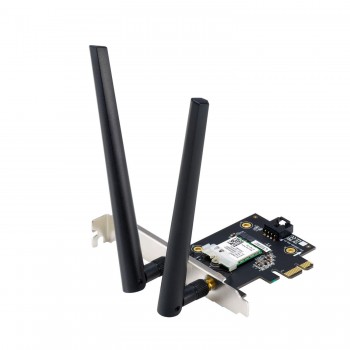 Karta sieciowa Asus PCE-AXE5400 PCI-E WiFi 6E (802.11ax), Bluetooth 5.2, WPA3, OFDMA, MU-MIMO