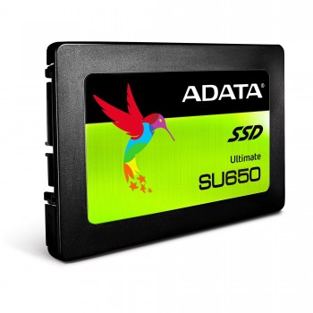 Dysk SSD ADATA Ultimate SU650 960GB 2,5" SATA3 (520/450 MB/s) 7mm, 3D NAND / Black Retail