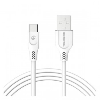 Kabel Somostel SMS-BT09 ECL USB typ-C 3.1A Quick Charger QC 3.0 1m Powerline biały