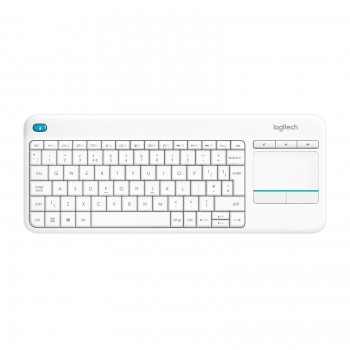 Klawiatura bezprzewodowa Logitech Wireless Touch Keyboard K400 Plus biała US