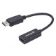 Kabel adapter Manhattan DisplayPort / HDMI M/F FullHD 1080p 0,15m