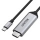 Kabel Adapter Unitek V1423A USB-C - HDMI 2.0 4K 60Hz, kabel 1,8m