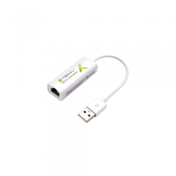 Kabel adapter / karta sieciowa Techly USB-A / RJ45 10/100Mbps