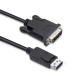 Kabel adapter Qoltec DisplayPort | DVI (24+1) męski | 1.8m