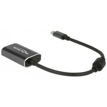 Przełącznik Splitter Delock USB Type-C - HDMI 4K czarny