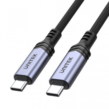 Kabel USB-C Unitek C14110GY-2M do ładowania PD 240W, 2m