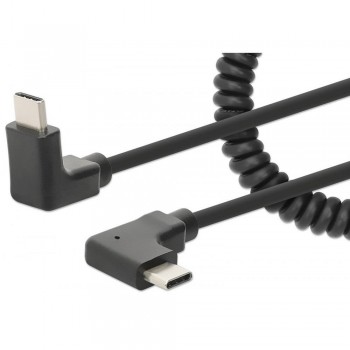 Kabel zasilający Manhattan USB-C 60W/3A do szybkiego bezpiecznego ładowania