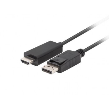 Kabel adapter Lanberg DisplayPort (M) V1.1 - HDMI (M) 1m czarny