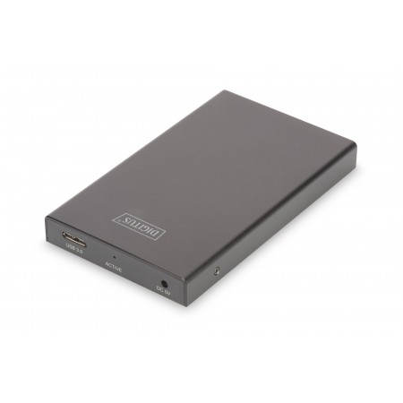 Obudowa Digitus USB 3.0 na dysk SSD/HDD 2.5" SATA III, 9.5/7.5mm, aluminiowa