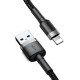 Kabel przewód USB - Lightning / iPhone 50cm Baseus Cafule CALKLF-AG1 z obsługą szybkiego ładowania 2.4A