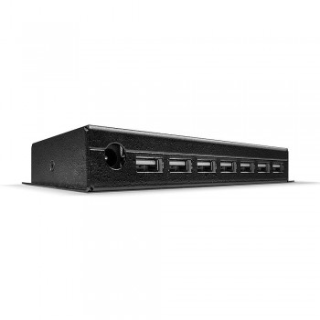 Hub USB 3.0 LINDY Metal 7 Port czarny