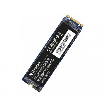Dysk SSD wewnętrzny Verbatim Vi560 S3 512GB M.2 2280 SATA