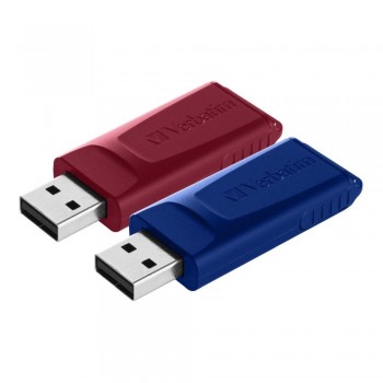 Pendrive Verbatim Store 'n' Go Slider 32GB USB 2.0 (2-pack)