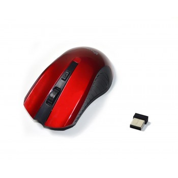 Mysz bezprzewodowa VAKOSS TM-658UR optyczna 4 przyciski 1600dpi czerwono-czarna