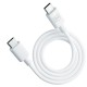 Kabel USB C do C - 3mk Hyper Cable C to C 100W 1.2m Biały