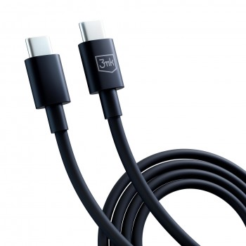 Kabel USB C do C - 3mk Hyper Cable C to C 100W 1.2m Czarny
