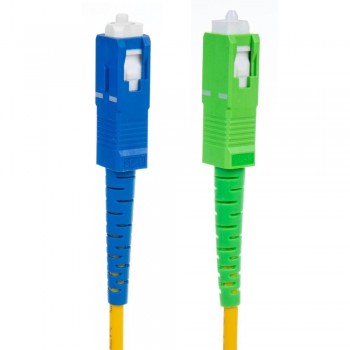 Patchcord światłowód kabel Maclean, SC/APC-SC/UPC SM 9/125 LSZH, jednomodowy, długość 5m, simplex, G657A2, MCTV-403