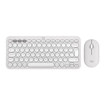 Zestaw bezprzewodowy klawiatura + mysz Logitech Pebble 2 Combo biały