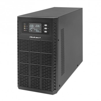 Zasilacz awaryjny UPS Qoltec 3kVA | 3000W | Power Factor 1.0 | LCD | EPO | USB | On-line