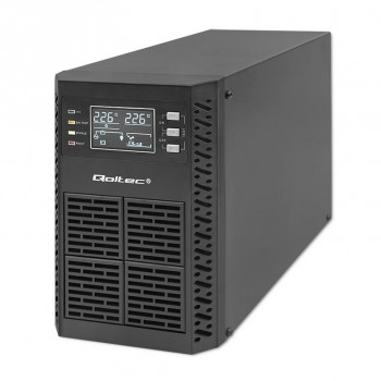 Zasilacz awaryjny UPS Qoltec 1kVA | 1000W | Power Factor 1.0 | LCD | EPO | USB | On-line