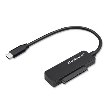 Kabel adapter Qoltec SATA | Przejściówka na dysk SSD HDD 2.5" | USB-C | Super speed 5Gb/s | 2TB